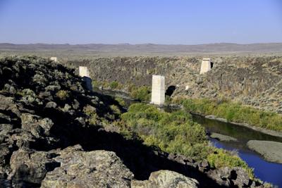 Old railroad trestle