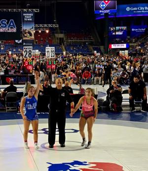 Arbon Valley wrestler Kinzie Williams overcomes injury to become two-time All-American