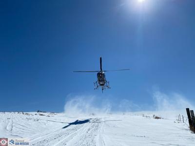 Portneuf Air Rescue landing in snow (copy)