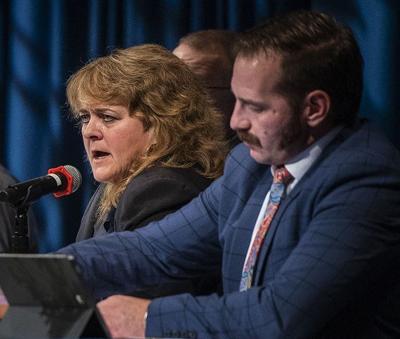 Barbara Ehardt, Bryan Zollinger at BSU forum