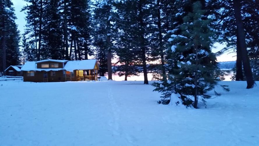 Bear Cabin Ponderosa State Park winter