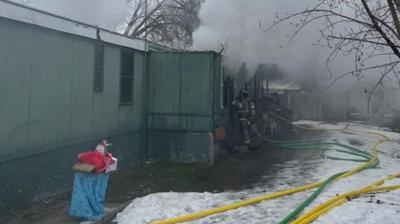Mobile home fire