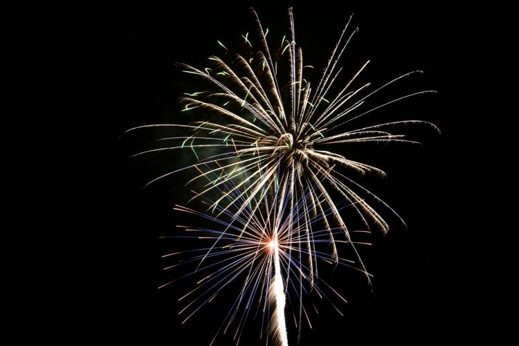 Photos of Christmas in the Night Time Skies at Pocatello fairgrounds