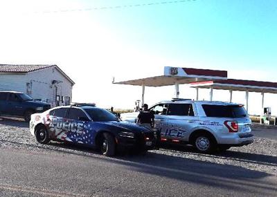 Hazmat incident at truck stop
