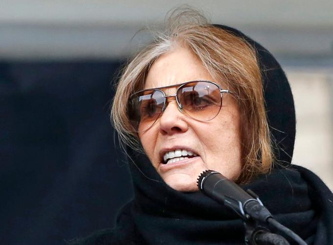 Photos show Gloria Steinem through decades as a leading voice of the women’s movement