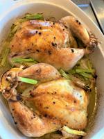 Cornish game hens; Easy to make and fancy enough for a special occasion