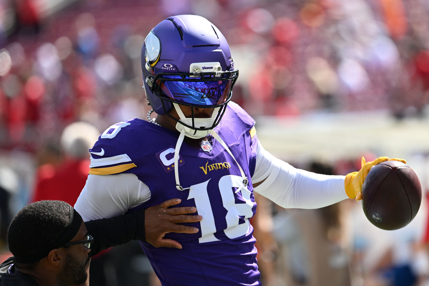 Vikings' Justin Jefferson ruled out against Buccaneers with an