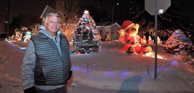 Christmas lights in Pocatello