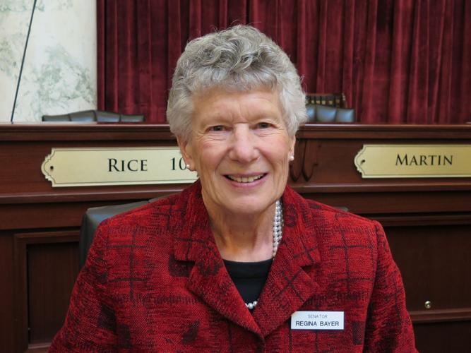 Regina Bayer 1-29-19 in Senate chamber