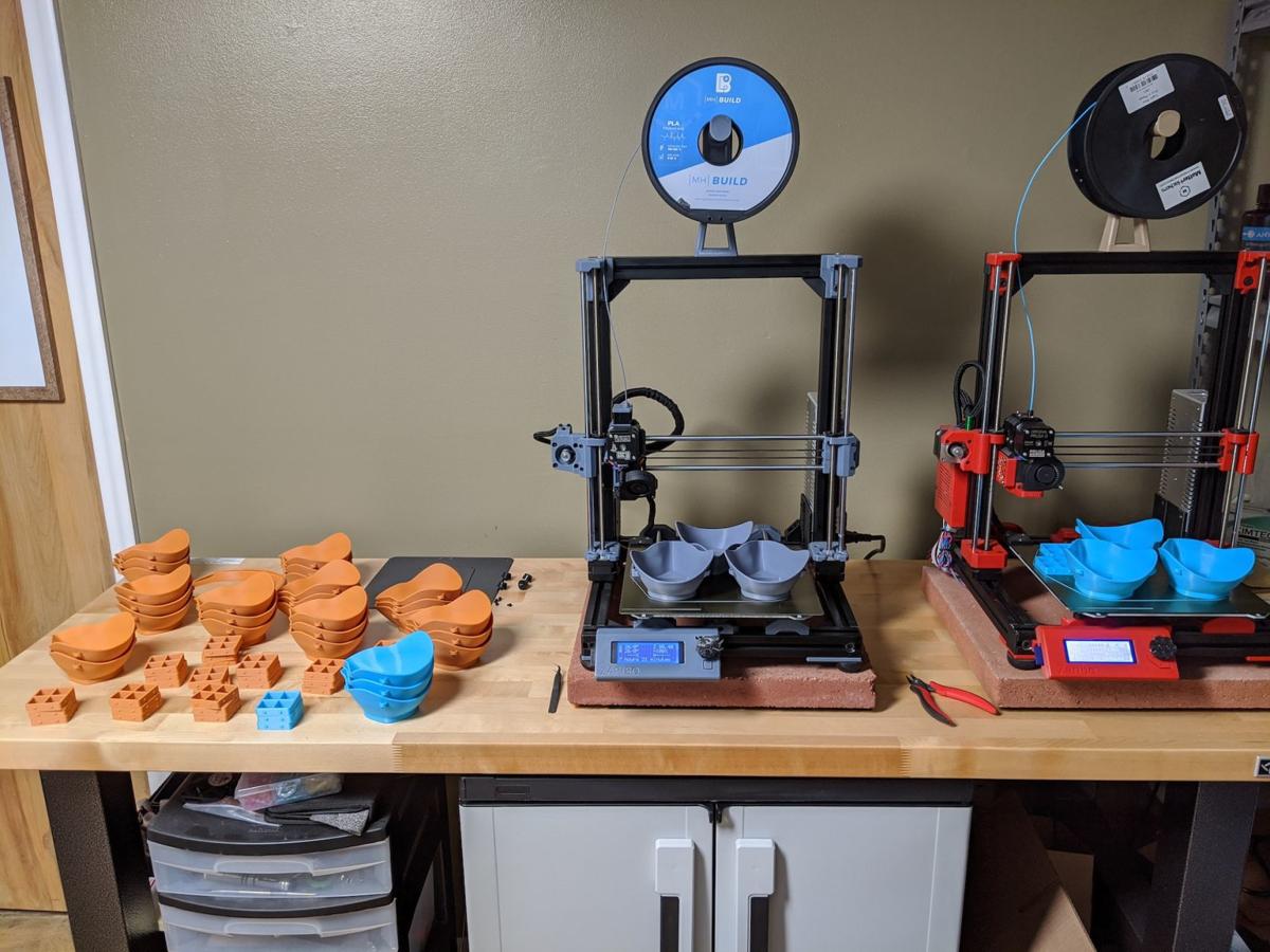 Idaho State University Using 3d Printers To Produce Coronavirus Personal Protective Equipment Community Idahostatejournal Com