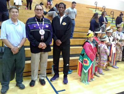 Nba Champion A C Green Visits Basketball Tournament In Fort Hall