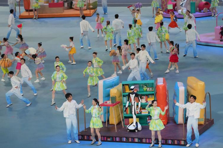 Humanoid robots sprint, play soccer and set records at Beijing games, in photos