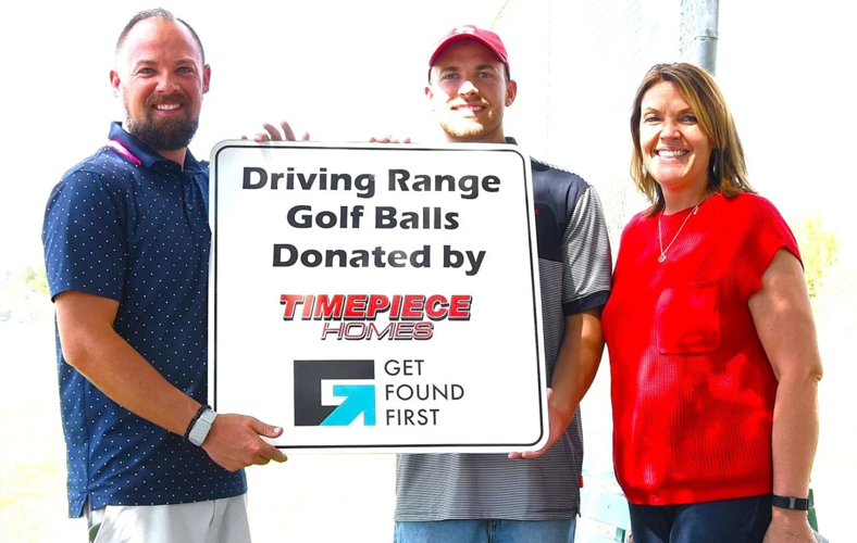 Blackfoot golf balls donation