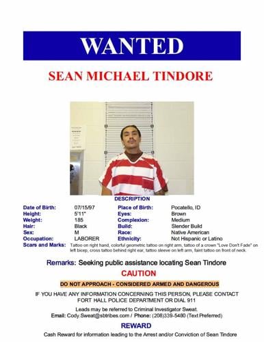 Sean Michael Tindore Wanted Poster