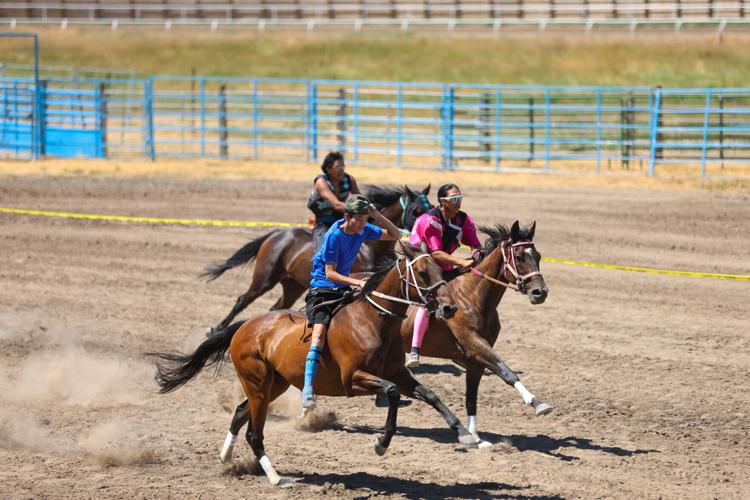 Photos of the Fort Hall Indian relay races Freeaccess