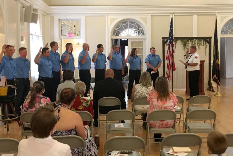 Firefighters sworn in