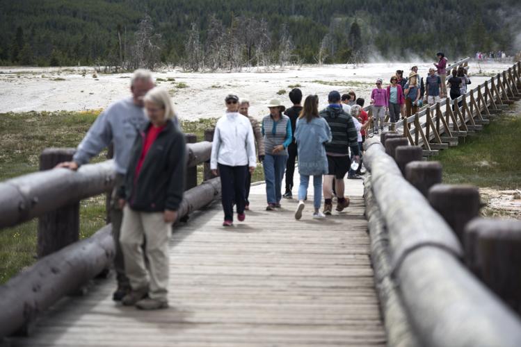 Yellowstone National Park Tourist / Tourism File