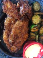 A crispy and slightly spicy fish
