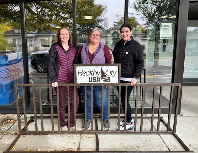 Portneuf Health Trust promotes healthy living by donating bike racks