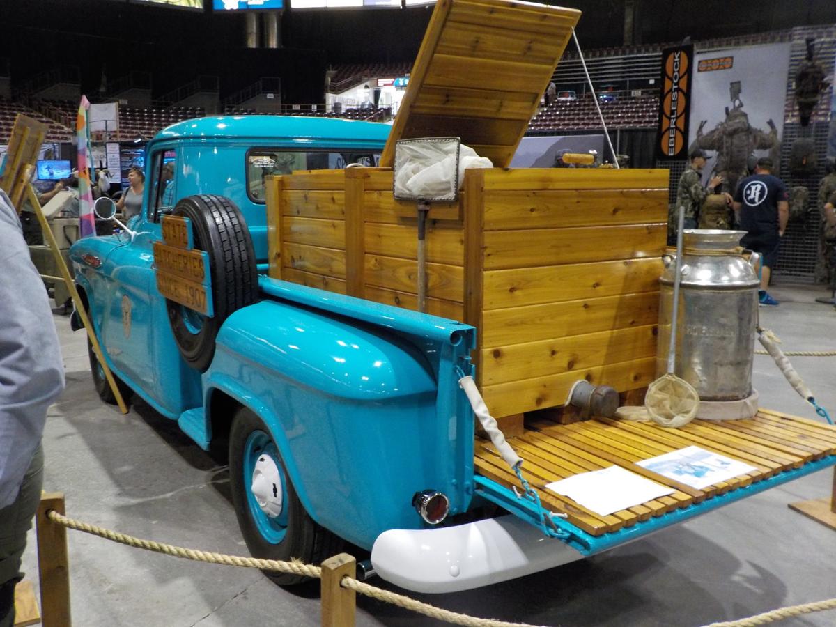 The restored Fish and Game hatchery truck Xtreme Idaho