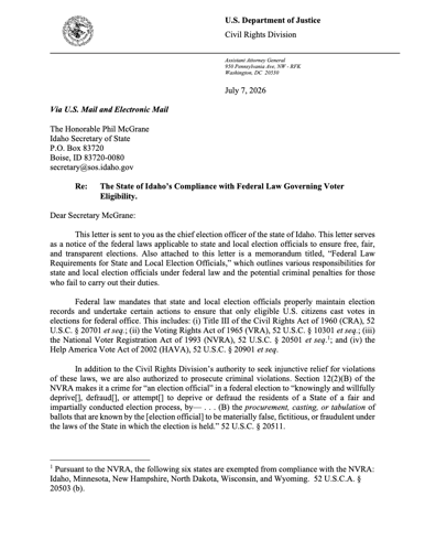 letter to mcgrane