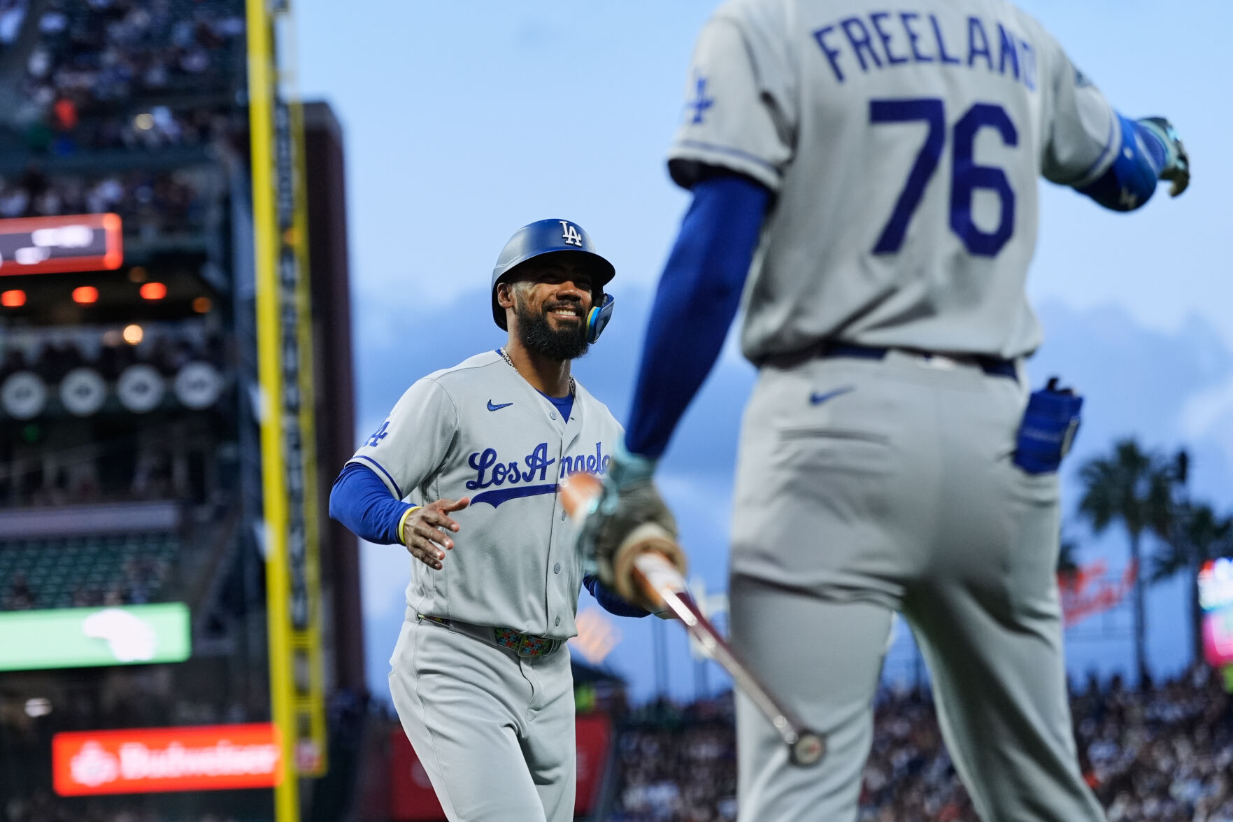 Giants jump on reigning World Series MVP Yamamoto early, beat
