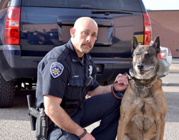 Ringo and Bonneville County Sheriff's Deputy Jason Stewart ...