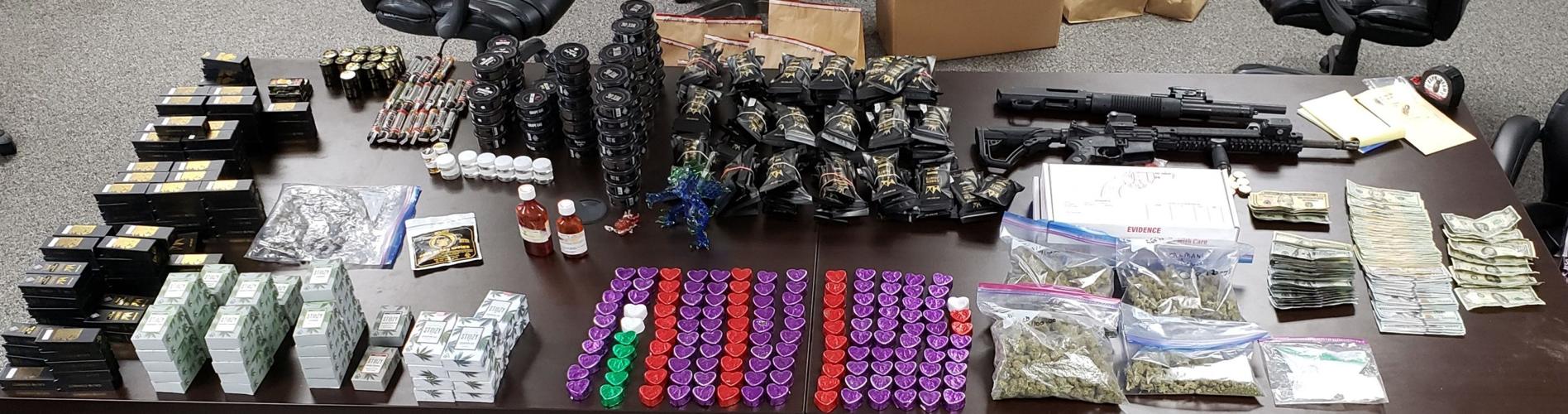 search warrant seized items