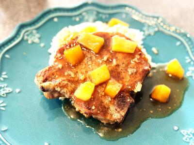 Belle's Pineapple Pork Chops