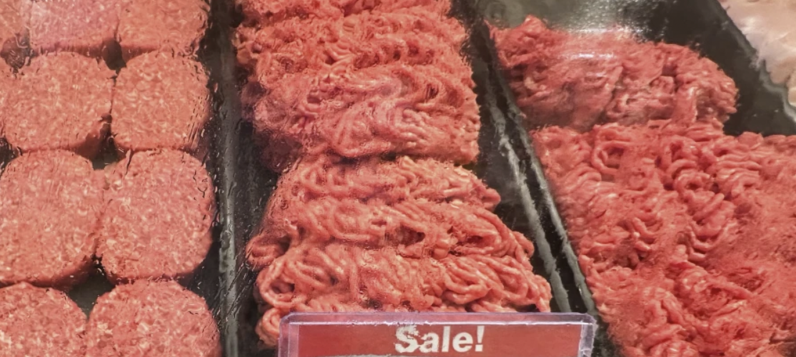 Raw ground beef stock image file photo