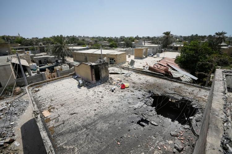 Photos show destruction and mourning after a strike on an Iranian wedding