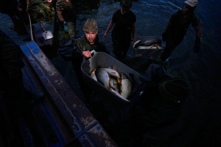 APTOPIX Europe Drought Fish
