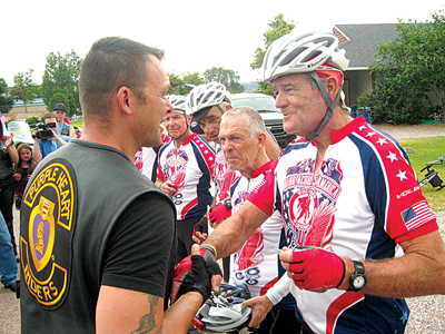6 Over 60 team, Jim Webber, Wade Pierce