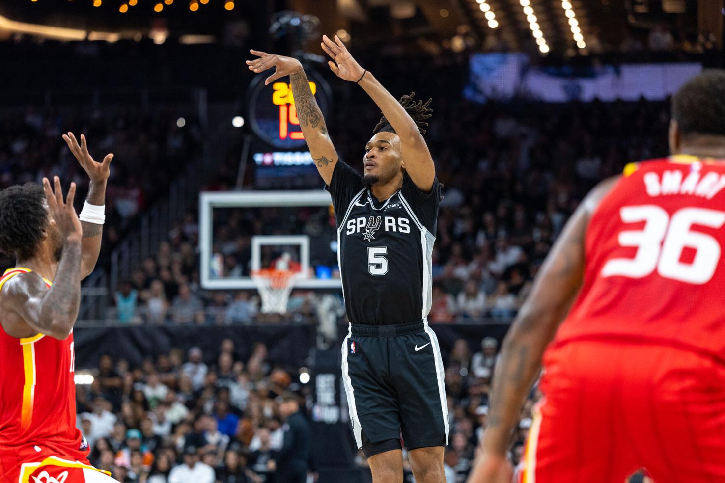 Spurs Printable Rockets Spurs Basketball | National | idahostatejournal.com