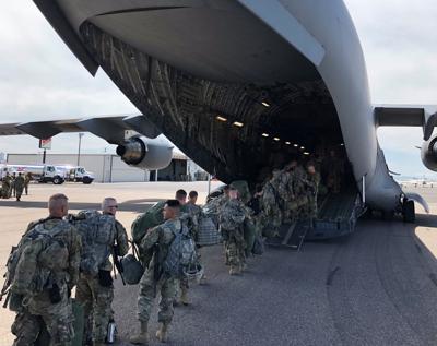 Idaho National Guard 116th boarding planes set for D.C. protests