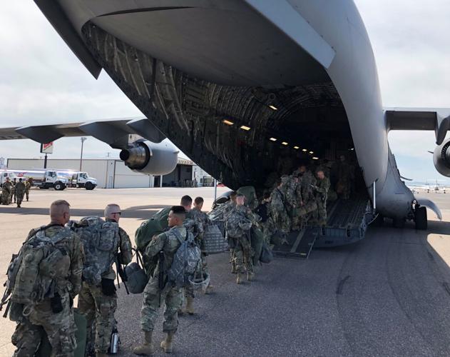 Idaho National Guard 116th boarding planes set for D.C. protests
