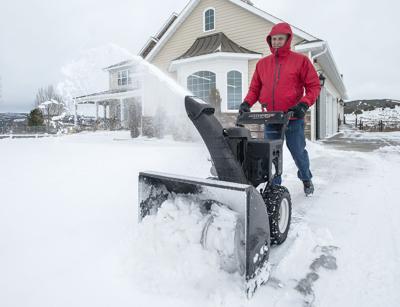 Snow blowing