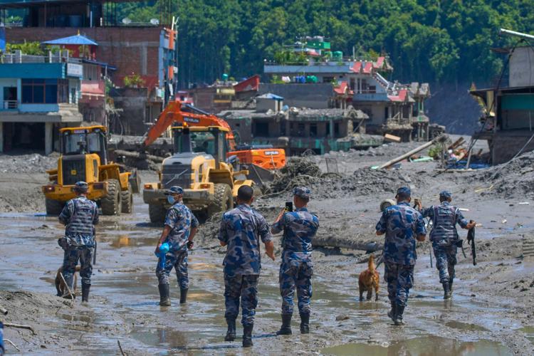 APTOPIX Nepal Flash Floods