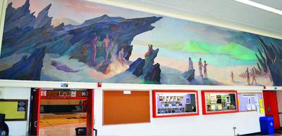 Reed Gym mural