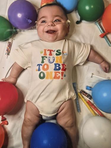 Logan Ames celebrates first birthday