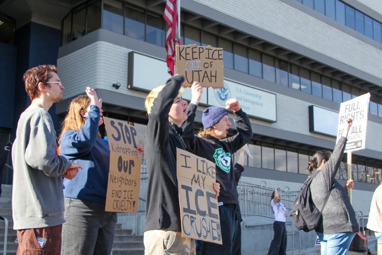 ICE protest SLC