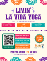 Healthy City, USA invites the community to 'Livin' La Vida Yoga' celebration on Aug. 29