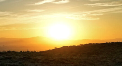 Sun heat advisory warning stock image
