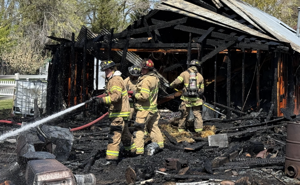 Quick work by Idaho Falls firefighters prevents shed fire from spreading to nearby homes