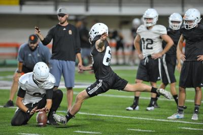 Parker Johnson fall camp 2018