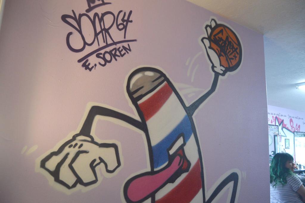 Graffiti Beauty Salon Bringing Art Style To The Rexburg Area For Nine Years East Idaho Idahostatejournal Com There are 613 barber pole drawing for sale on etsy, and they cost. graffiti beauty salon bringing art