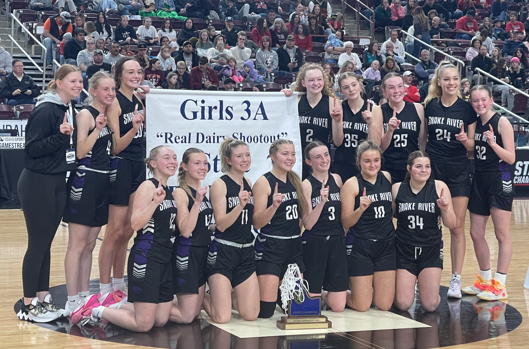 3 Idaho Girls Basketball Teams Secure State Titles