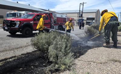 Brush fire near Pacific Steel