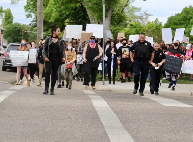 Pocatello protest march