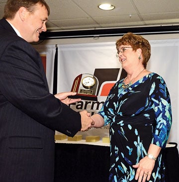 Idaho State Journal publisher Andy Pennington, Susan Mann